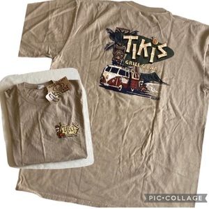 Crazy Shirts graphic t shirt Kona coffee dyed NEW Hawaii tiki hut unisex fun